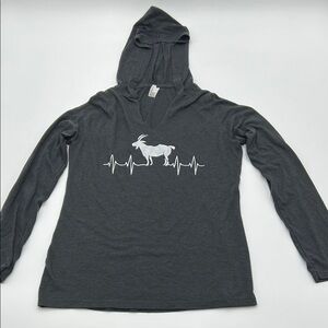 District Charcoal Hoodie with Unique Design